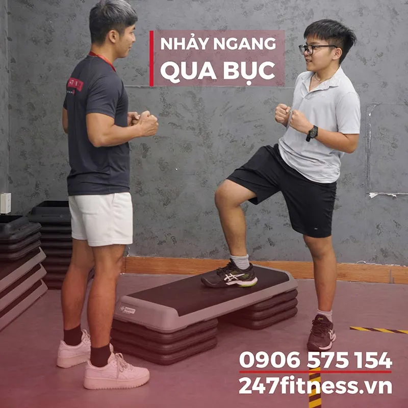 Nhảy ngang qua bục