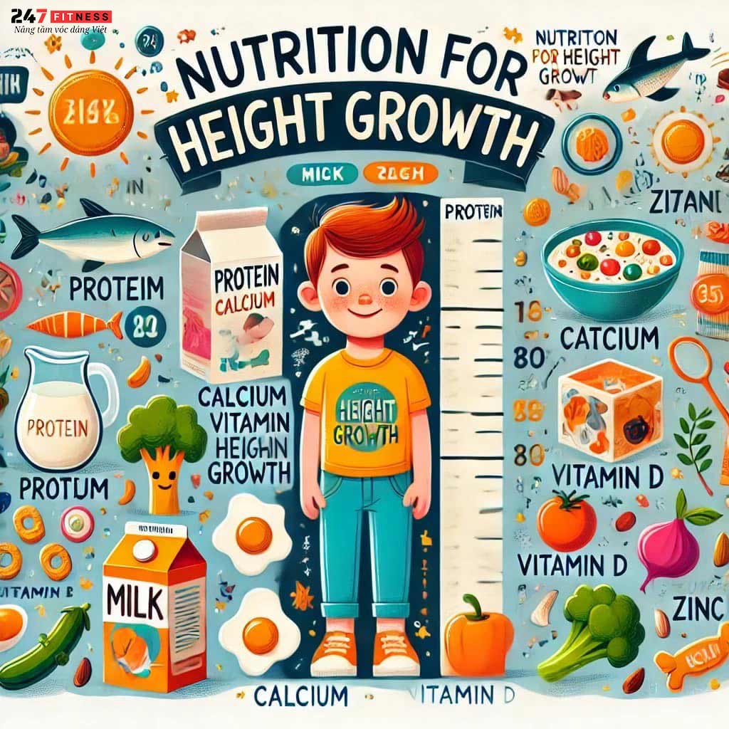 Thực phẩm bổ sung tăng chiều cao