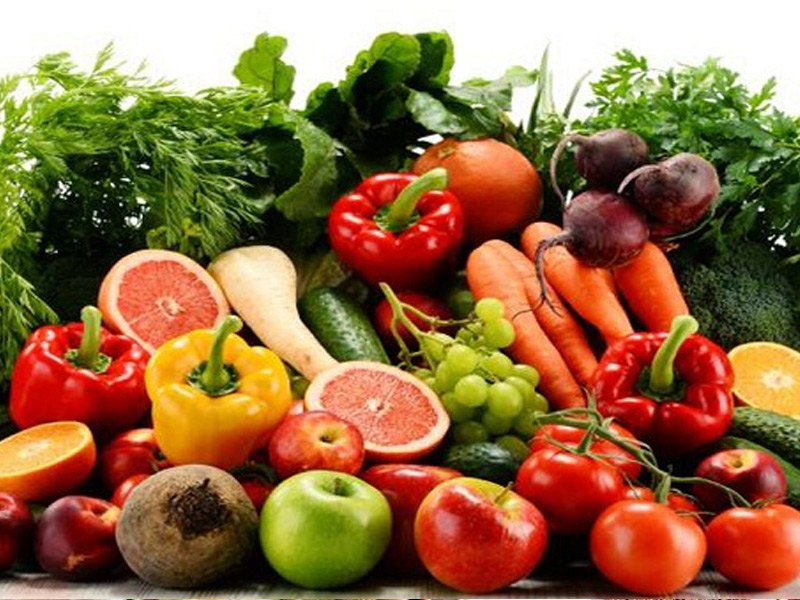 Các loại rau xanh và củ quả