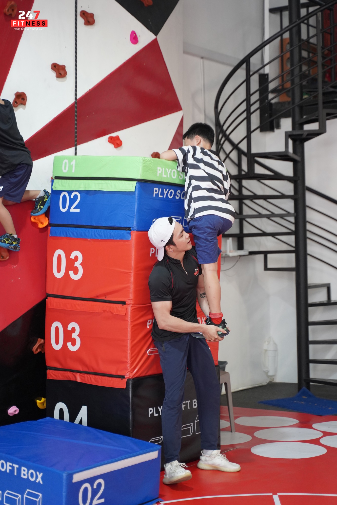 tập luyện giúp con cao lớn